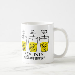 Realist Cup Lustiger Becher Kaffeetasse