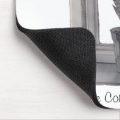 Realist noch Leben zeichnend Aloe Vera Pot Pflanze Mousepad (Ecke)