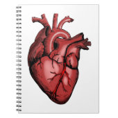 Realistic Anatomical Heart Image Notizblock (Vorderseite)