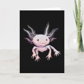Realistic Axolotl Animal Karte (Vorderseite)