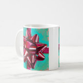 Realistic Bow Painting - Holiday Decor Kaffeetasse (Vorderseite Links)