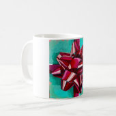 Realistic Bow Painting - Holiday Decor Kaffeetasse (Vorderseite Links)