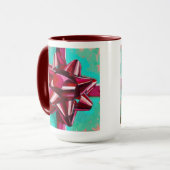 Realistic Bow Painting - Holiday Decor Tasse (Vorderseite Links)