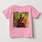 Realistic Calvin and Hobbes Baby Tee (Rückseite)