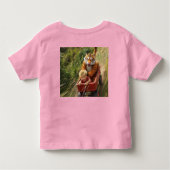 Realistic Calvin and Hobbes Toddler Tee (Rückseite)