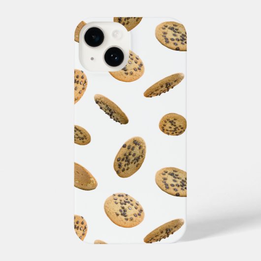 Realistic Chocolate Chip Cookie Phone Case iPhone Hülle (Rückseite)