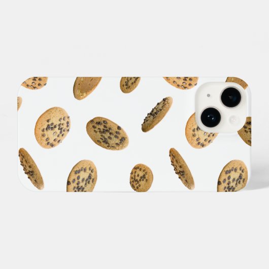 Realistic Chocolate Chip Cookie Phone Case iPhone Hülle (Rückseite (Horizontal))