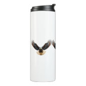Realistic Eagle in Flight – Cinematic Wildlife Art Thermosbecher (Nach links gedreht)