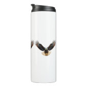 Realistic Eagle in Flight – Cinematic Wildlife Art Thermosbecher (Nach rechts gedreht)