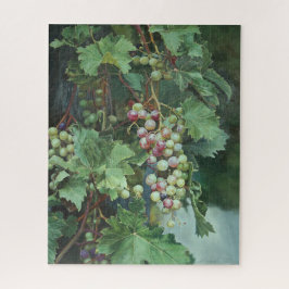 Realistic Grape Vine with Leaves – Fine Art Puzzle