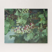 Realistic Grape Vine with Leaves – Fine Art Puzzle (Horizontal)