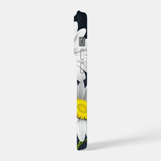 Realistic Modern Daisy  iPhone Hülle (Linke Seite)