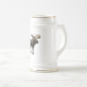 REALISTIC MOOSE DESIGN. SAMER BRASIL BIERGLAS (VorderseiteRechts)