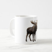 REALISTIC MOOSE DESIGN. SAMER BRASIL KAFFEETASSE (Vorderseite Links)