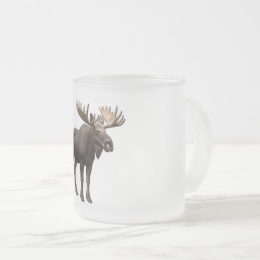 REALISTIC MOOSE DESIGN. SAMER BRASIL MATTGLASTASSE (VorderseiteRechts)
