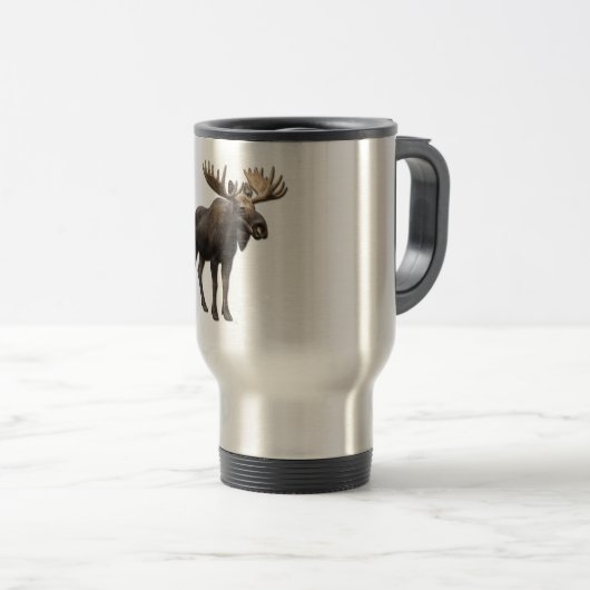 REALISTIC MOOSE DESIGN. SAMER BRASIL REISEBECHER (VorderseiteRechts)