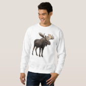 REALISTIC MOOSE DESIGN. SAMER BRASIL SWEATSHIRT (Vorne ganz)