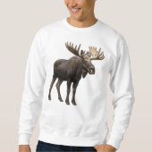REALISTIC MOOSE DESIGN. SAMER BRASIL SWEATSHIRT (Vorderseite)