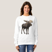 REALISTIC MOOSE DESIGN. SAMER BRASIL SWEATSHIRT (Vorne ganz)