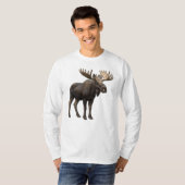 REALISTIC MOOSE DESIGN. SAMER BRASIL T-Shirt (Vorne ganz)