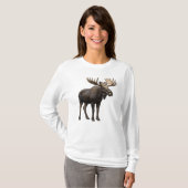 REALISTIC MOOSE DESIGN. SAMER BRASIL T-Shirt (Vorne ganz)