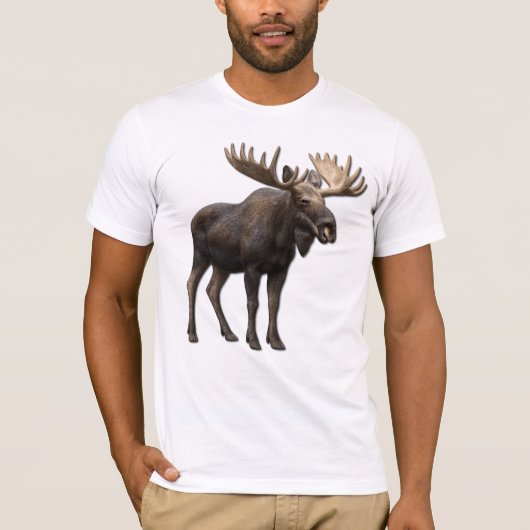 REALISTIC MOOSE DESIGN. SAMER BRASIL T-Shirt (Vorderseite)