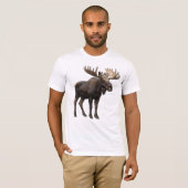 REALISTIC MOOSE DESIGN. SAMER BRASIL T-Shirt (Vorne ganz)
