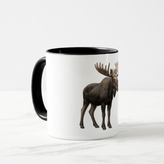 REALISTIC MOOSE DESIGN. SAMER BRASIL TASSE (Vorderseite Links)