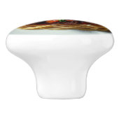 Realistic Spaghetti and Meatballs Food Kitchen Keramikknauf (Seitenansicht)