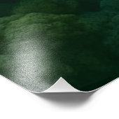 Realistic Underwater Jellyfish in Zakynthos Fotodruck (Ecke)