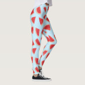 Realistic Watermelon Slice Summer Pattern Leggings (Rechts)