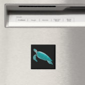 Realistisch animierte Meeresschildkröte Magnet (In Situ (Geschirrspüler))