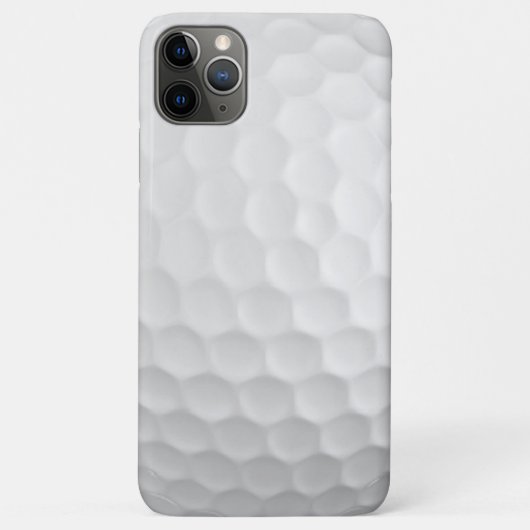 Realistisch aussehender Golfball Dimples Textur Mu Case-Mate iPhone Hülle (Rückseite)