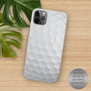 Realistisch aussehender Golfball Dimples Textur Mu Case-Mate iPhone Hülle