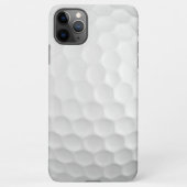 Realistisch aussehender Golfball Dimples Textur Mu iPhone Hülle (Rückseite)