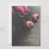 Realistisch dramatische blutige Hochzeitszenen Einladung (Vorderseite)