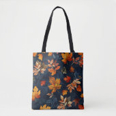 Realistisch gezogenes Leaf-Muster Tasche (Vorderseite)