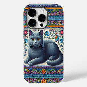 Realistisch russischer blauer Katzenhai Case-Mate iPhone 14 Pro Hülle