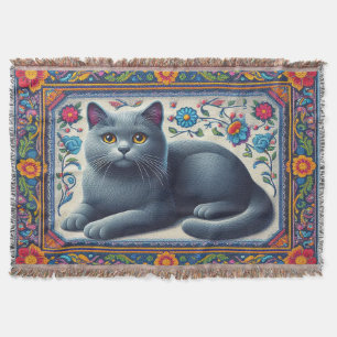 Realistisch russischer blauer Katzenhai Decke