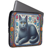 Realistisch russischer blauer Katzenhai Laptopschutzhülle (Vorne Rechts)