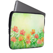 Realistisch verschwommener Frühling - Hintergrund- Laptopschutzhülle (Vorne Rechts)