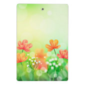 Realistisch verschwommener Frühling - Hintergrund- Mini Klemmbrett (Rückseite)