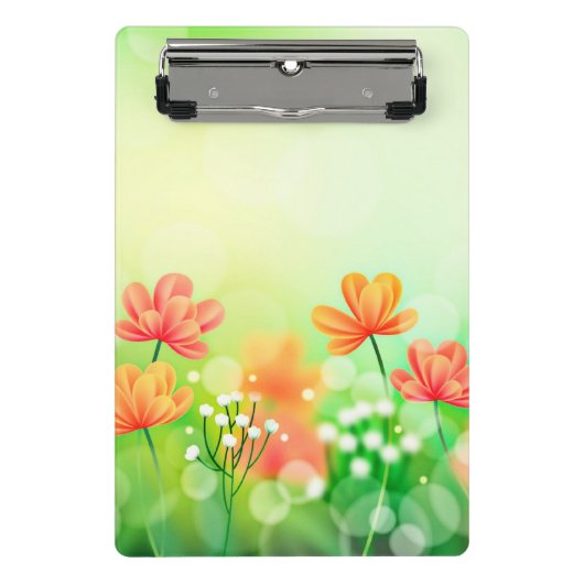 Realistisch verschwommener Frühling - Hintergrund- Mini Klemmbrett (Vorderseite)