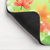 Realistisch verschwommener Frühling - Hintergrund- Mousepad (Ecke)