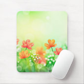Realistisch verschwommener Frühling - Hintergrund- Mousepad (Mit Mouse)