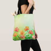 Realistisch verschwommener Frühling - Hintergrund- Tasche (Von Nahem)