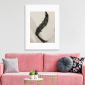 Realistisch zeichnend Haar Leinwanddruck (Insitu (Wohnzimmer))