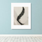 Realistisch zeichnend Haar Leinwanddruck (Insitu (Holzboden))