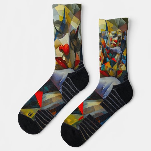 realistisch zeichnend socken (Links)