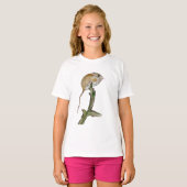Realistische Aquarellmaus in einem Baum T-Shirt (Vorne ganz)